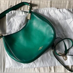 Coach Bag | Coach Nomad Green Glovetanned leather shoulder bag